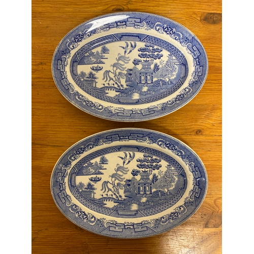 327 - Pair of John Maddock & Sons c.1950s Oval Dishes