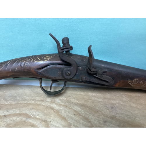 48 - Circa 18th Century Flintlock Pistol Possibly Ottoman