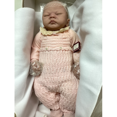 317 - Ashton Drake Galleries So Truly Real Baby Emily Doll in original box with Certificate of Authenticit... 