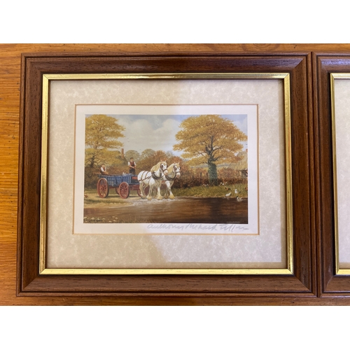 11 - Pair of Framed Prints, hand signed by Tiffin - original artist