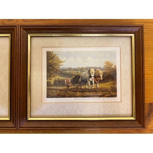 11 - Pair of Framed Prints, hand signed by Tiffin - original artist