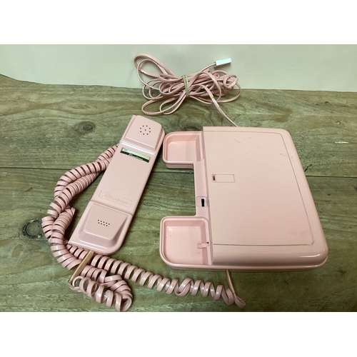 31 - 1980's Retro Binatone Private Call Phone in Pink