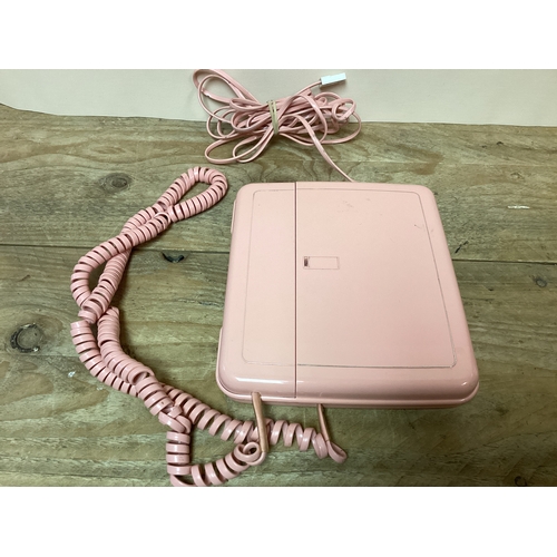 31 - 1980's Retro Binatone Private Call Phone in Pink