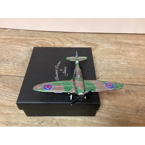 34 - Treasured Trinkets by Juliana Boxed Spitfire Aroplane Trinket Pot