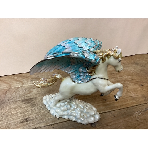 48 - Rare Hidden Treasures Aurora Collection Worldwide Limited Edition 750 Large Unicorn 6.5 x 6.5 x 3 in... 