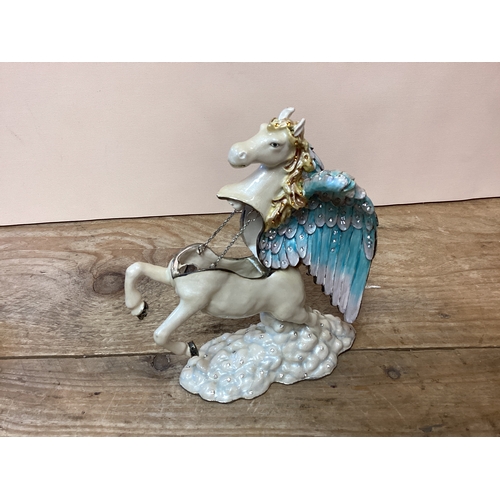48 - Rare Hidden Treasures Aurora Collection Worldwide Limited Edition 750 Large Unicorn 6.5 x 6.5 x 3 in... 