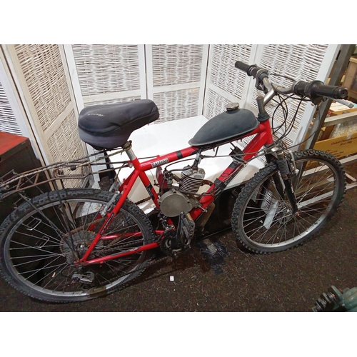 Raleigh Mantaray 18 Speed Petrol Powered Mountain 26