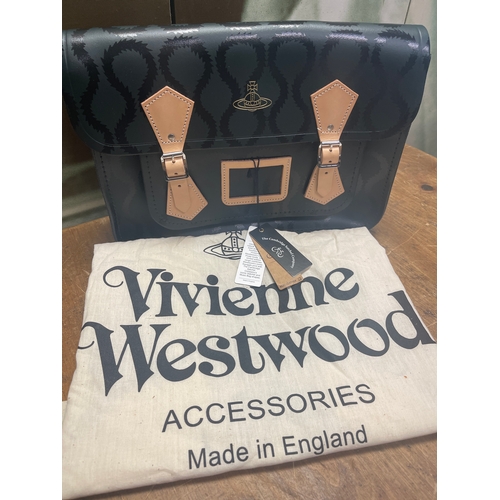435 - Zatchels Vivienne Westwood leather. Satchel bag Vivienne Westwood design. Complete with tags and dus... 