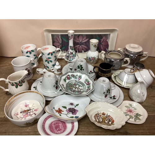 341 - Mixed ceramics Vintage & Modern to include Cath Kidson, Aynsley, Coalport, West Germany Tea Cups & R... 