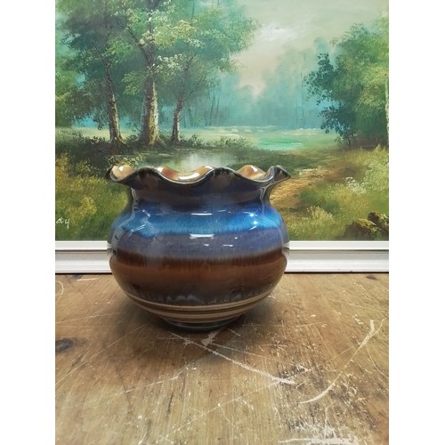 348 - Beautiful glazed Denby Vase