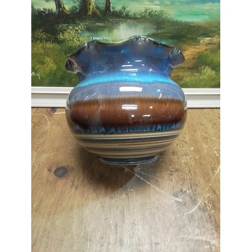 348 - Beautiful glazed Denby Vase