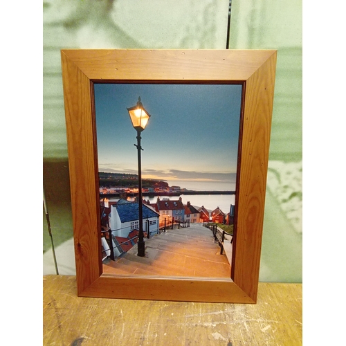 21 - Framed Photograph Entitled '199 Steps, Whitby' by Michael J. Shaw. App. 53cm x 41cm