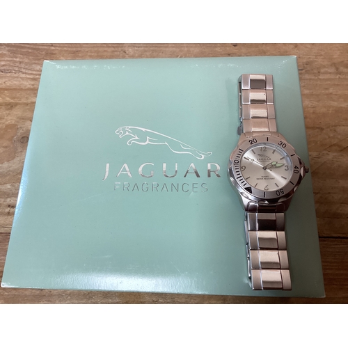 163 - Boxed Jaguar Performance Aftershave & Quartz Water Resistant Watch