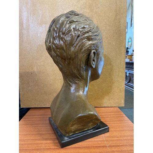 234 - Life Size Female Bust on Heavy Plinth