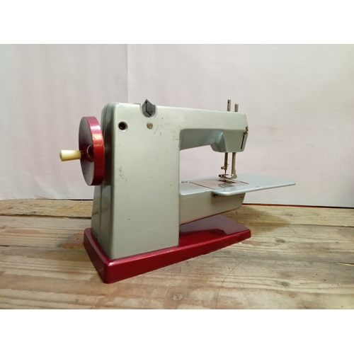 313 - Vintage Vulcan Classic Battery/Hand Operated Childs Toy Sewing Machine