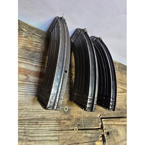427 - Collection of 3 Kalashnikov AK Magazines to Include Early Chinese Model