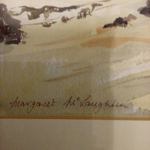 1 - 2 beautiful landscape watercolour paintings signed, Peter MC Laughlin and Margaret Mc Laughlin.