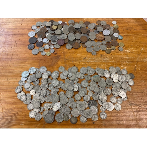 173 - Approximately 1.1kg of Pre 1947 Silver British Coinage along with Quantity of Mixed Other Coins