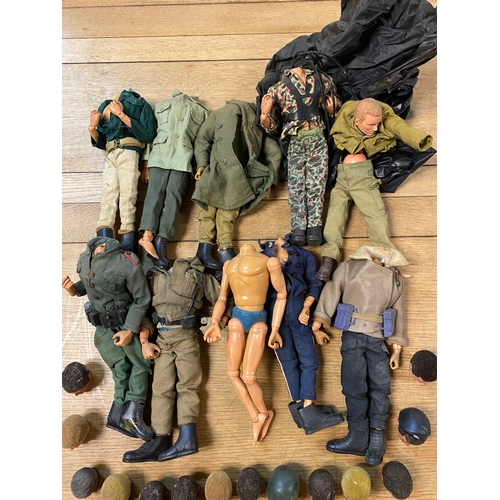 502 - Mixed Collection of Action Man, All CPG Products apart from 1 x Zodiac Ltd, All without heads but he... 