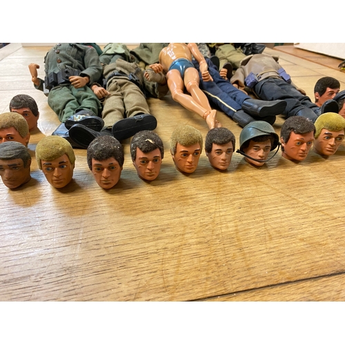 502 - Mixed Collection of Action Man, All CPG Products apart from 1 x Zodiac Ltd, All without heads but he... 