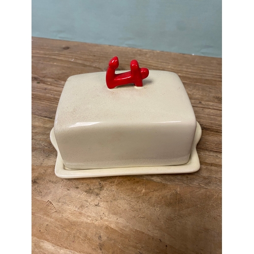 24 - Collectable Anchor Butter Dish