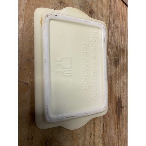 24 - Collectable Anchor Butter Dish