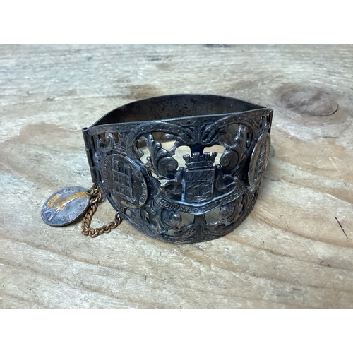 33 - Paris Collectables including Jeanne Bearnard Black Suede Clock Shaped Handbag & Algerian Silver Mark... 