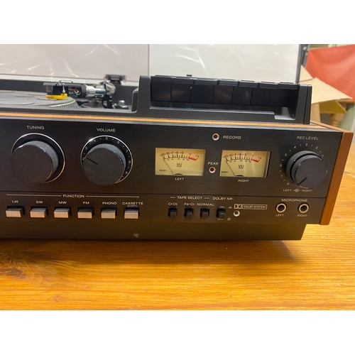 Retro Sony Stereo Music System HMK - 80B - Turntable, Tape Deck
