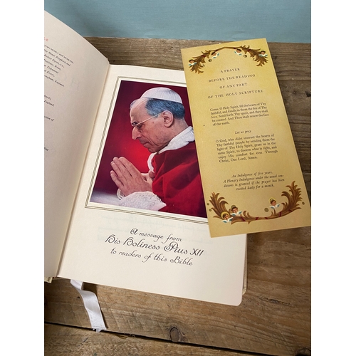 45 - Collection of Religious Books including Large Catholic Bible