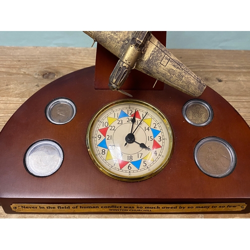 36 - Winston Churchill Commemorative Collectable Clock