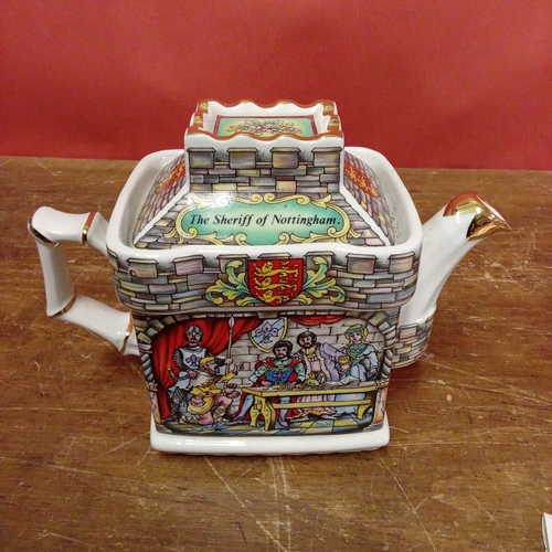 40 - Two teapot from the Sadler Classic Collection, Robin Hood and King Henry VIII and His Six Wives.