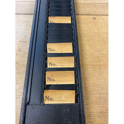 54 - Vintage Clocking in Card Holder