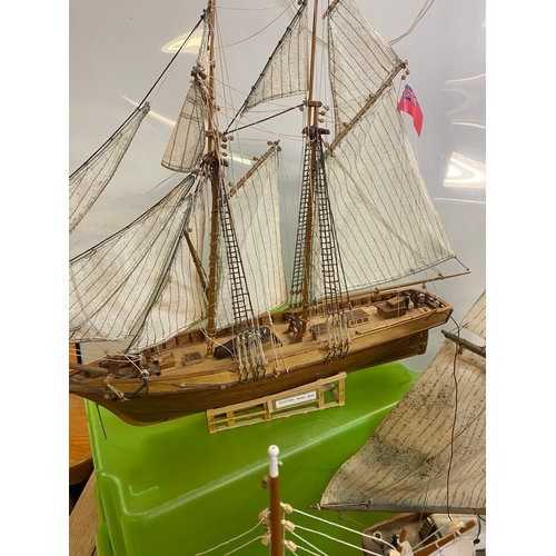 53 - Collection of Wooden Ships
