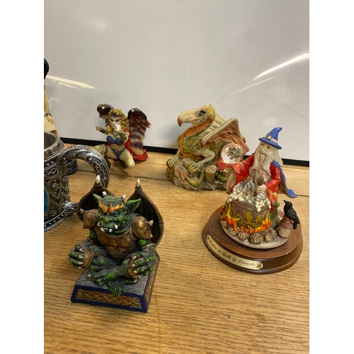 51 - Collectable Fantasy Figures to include Nemesis Now Tankard