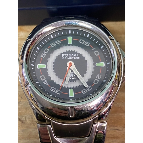 266 - Men's Watches, Ben Sherman, Fossil & Police