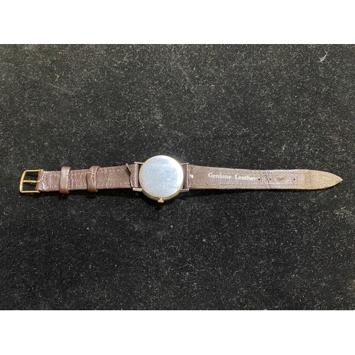 179 - Omega 17 Jewels Wristwatch with Leather Strap 1966 - CAL.601