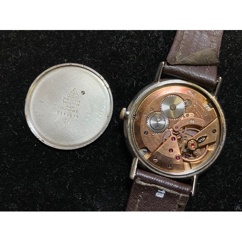 179 - Omega 17 Jewels Wristwatch with Leather Strap 1966 - CAL.601