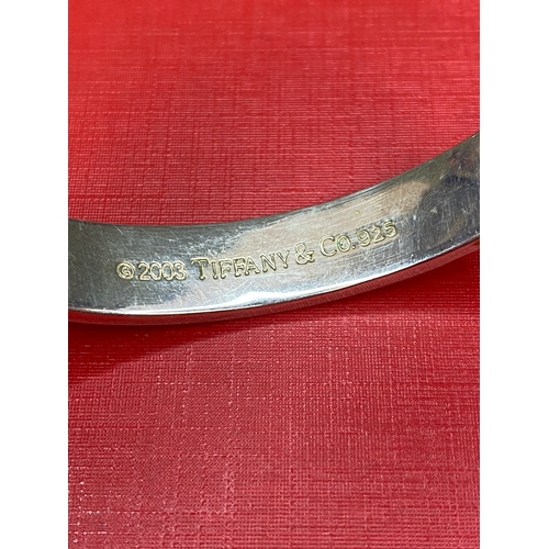 298 - Tiffany & Co Sterling Silver Cuff Bangle
