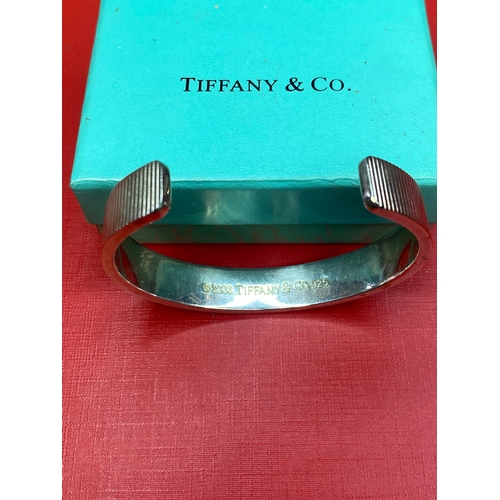 298 - Tiffany & Co Sterling Silver Cuff Bangle
