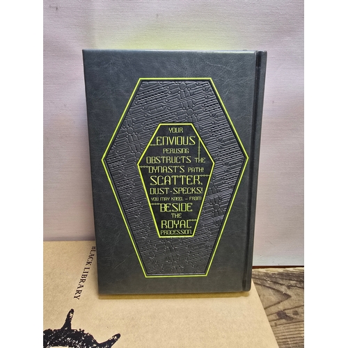 276 - Signed, Limited Ed. 'Blacklibrary' Book The Twice Dead King: Reign by Nate Crowley