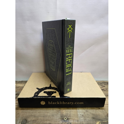 276 - Signed, Limited Ed. 'Blacklibrary' Book The Twice Dead King: Reign by Nate Crowley