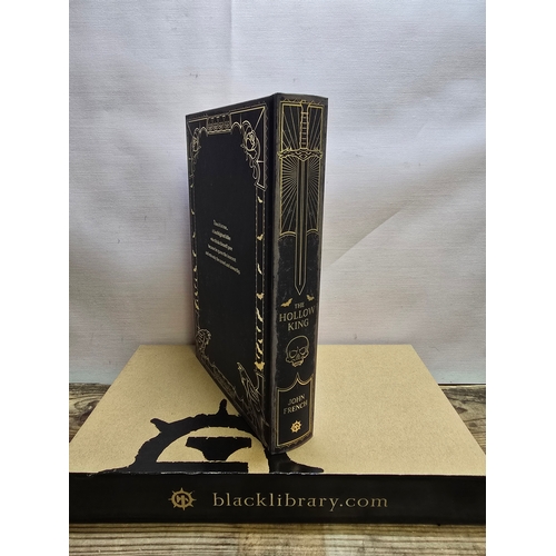 277 - Signed, Limited Ed. 'Blacklibrary' Book The Hollow King by John French