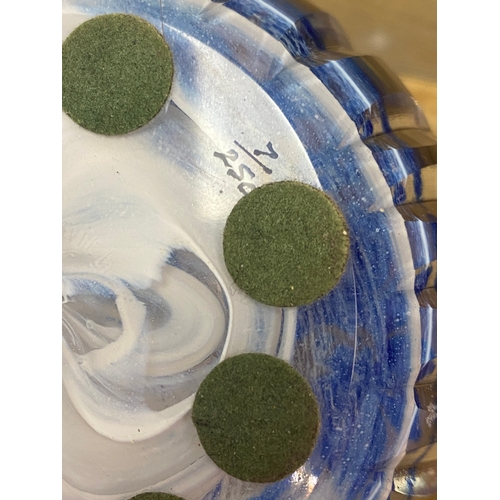 155 - Caithness Scotland Limited Edition Paperweight Piatto Azzurro Magnum 7 of 250