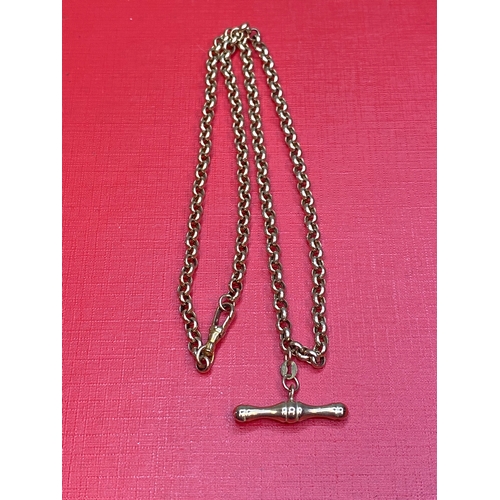 339 - 9ct Gold Belcher Chain - 6.89g