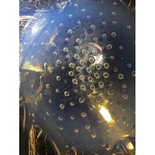 362 - Circa 1930's Rene Lalique Opalescent 'Poissons' Bowl. App.28.5cm dia.