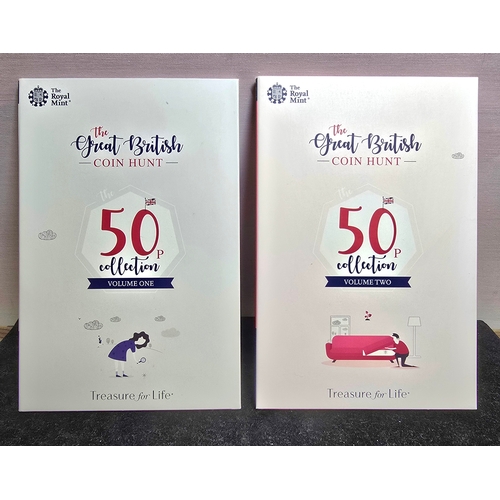 199 - Great British Coin Hunt 50p Vols 1 & 2 Inc. 2009 'Kew Gardens'