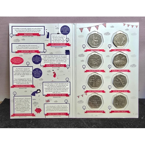 199 - Great British Coin Hunt 50p Vols 1 & 2 Inc. 2009 'Kew Gardens'