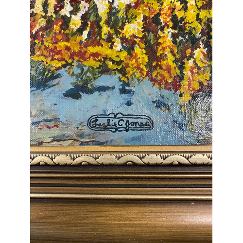 22 - Large Signed & Framed Oil on Canvas 25 x 33 inches