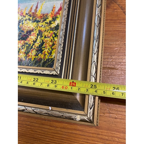 22 - Large Signed & Framed Oil on Canvas 25 x 33 inches