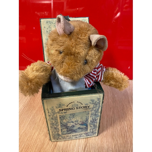 375 - Brambly Hedge Spring Story Wilfred Musical Jack in the Box